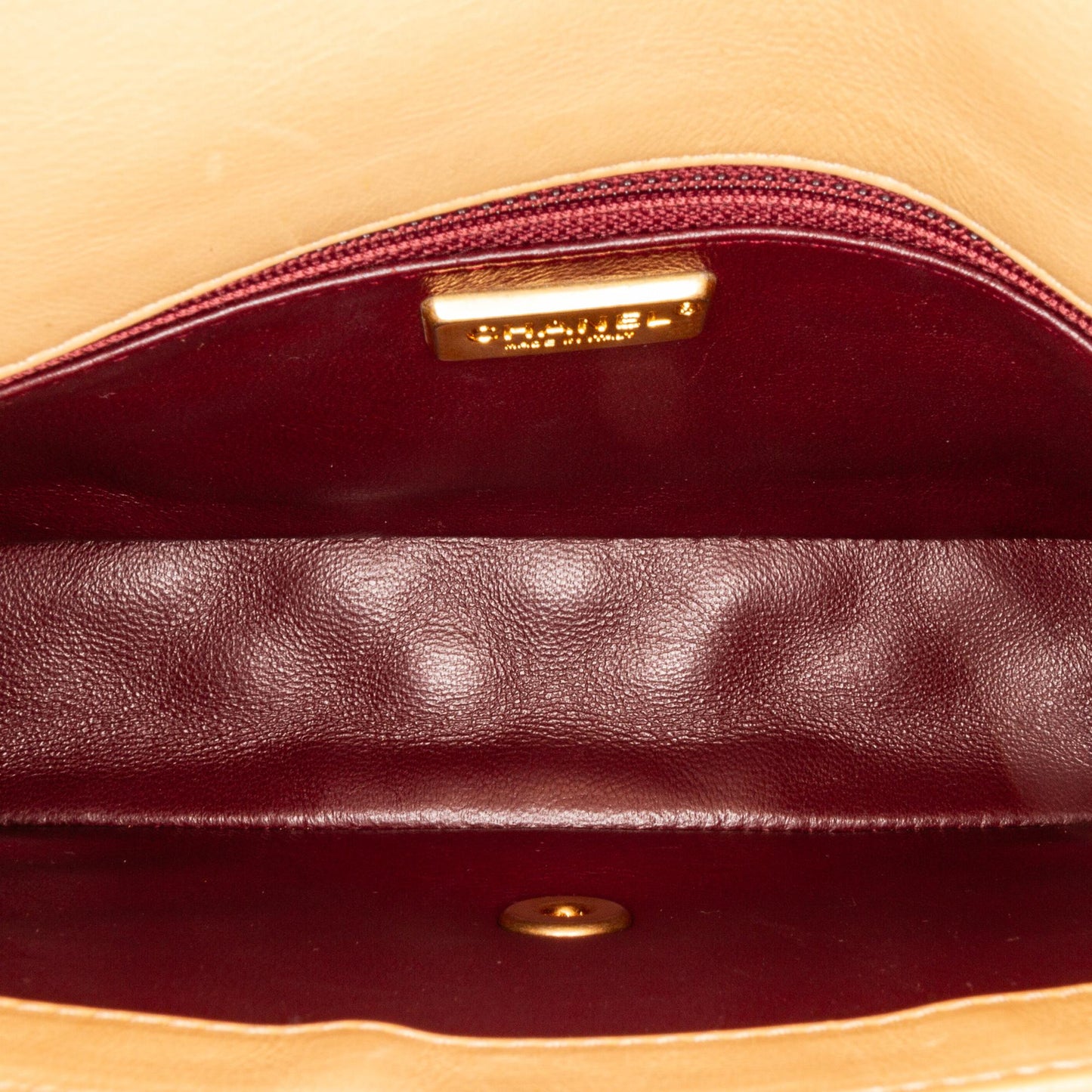 Chanel Medium Classic Lambskin Metal Edge Shoulder Bag