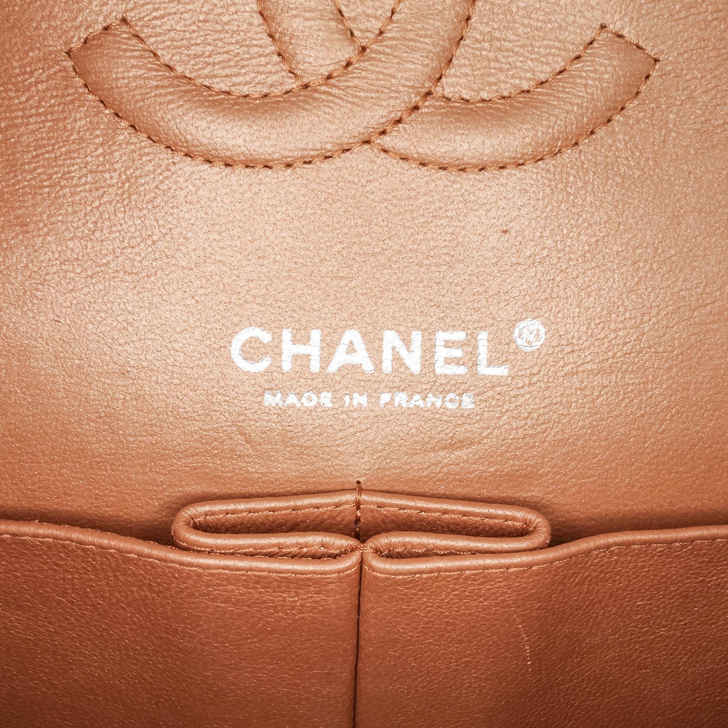 Chanel Medium Classic Metallic Caviar Double Flap