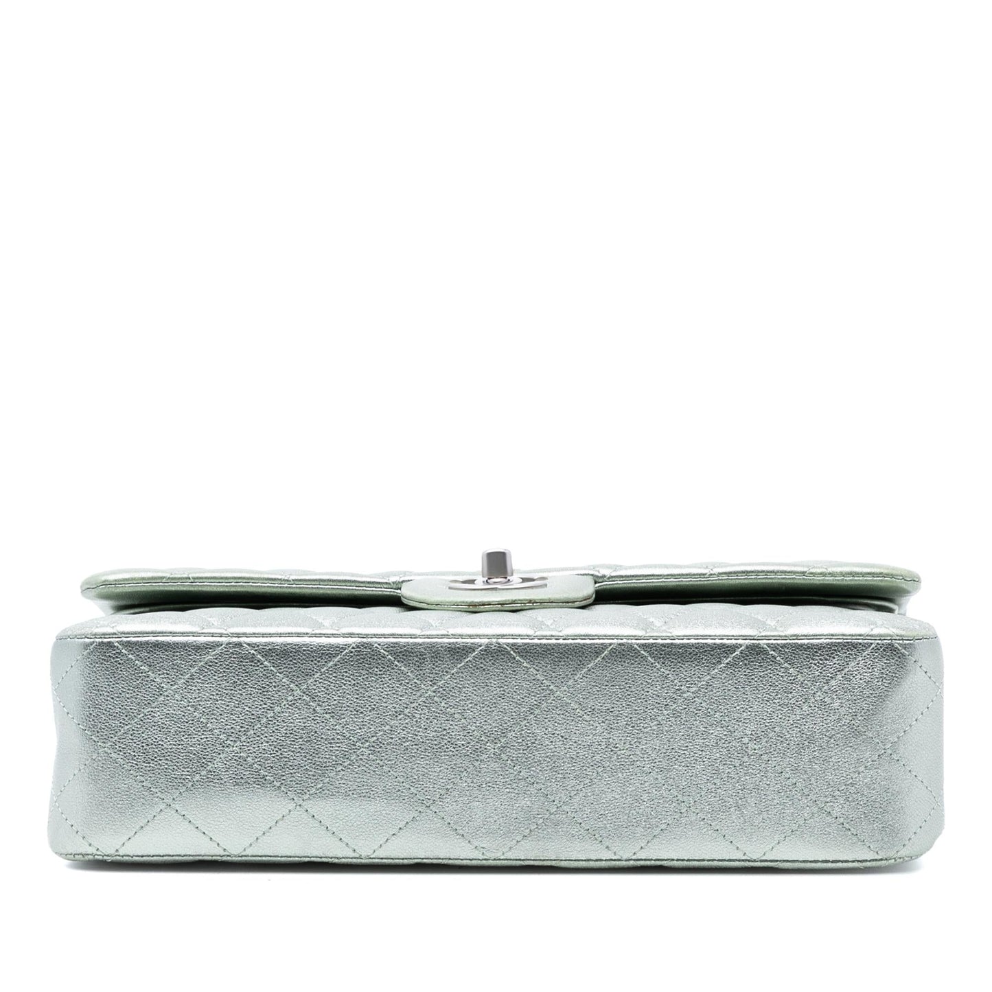 Chanel Medium Classic Metallic Lambskin Double Flap