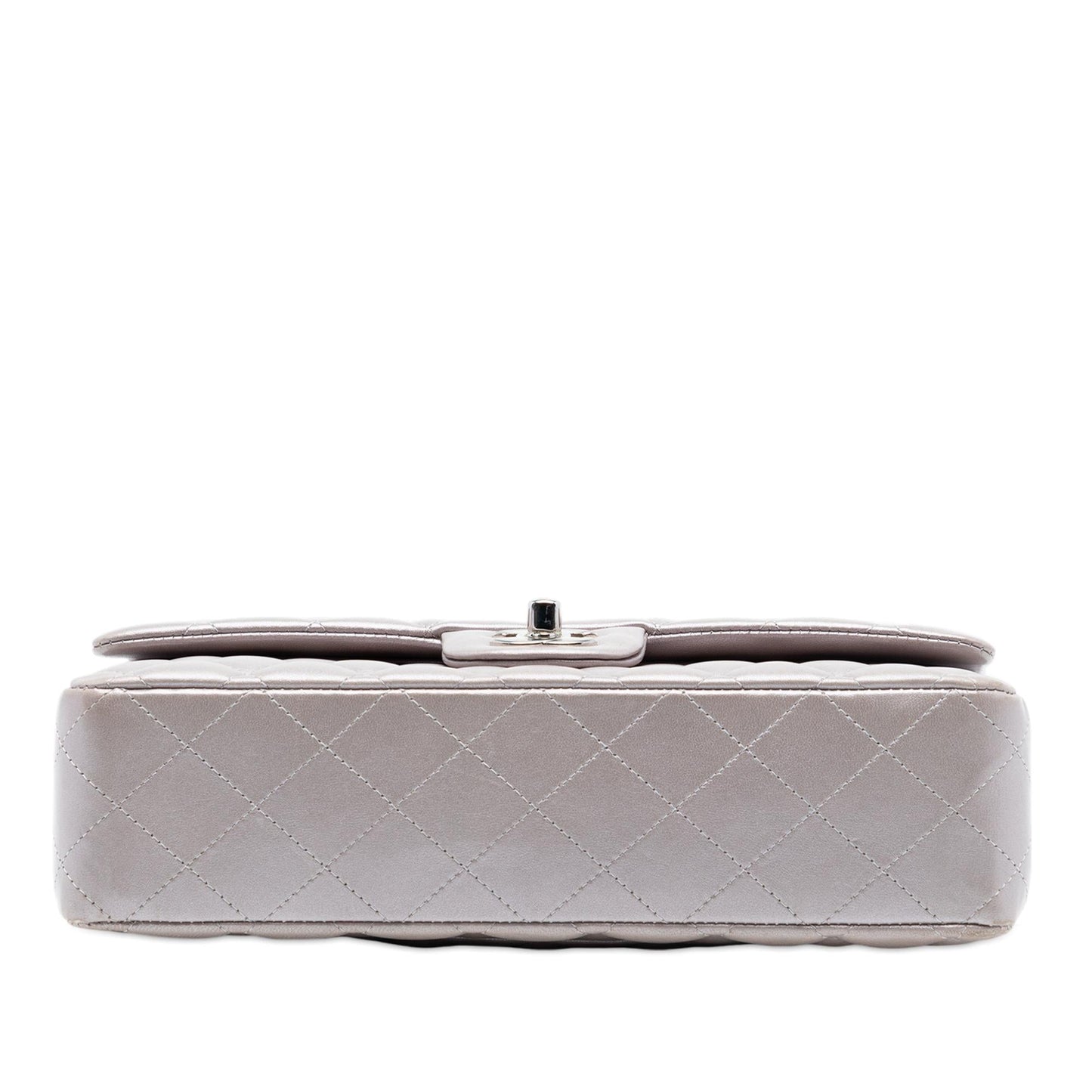 Chanel Medium Classic Metallic Lambskin Double Flap