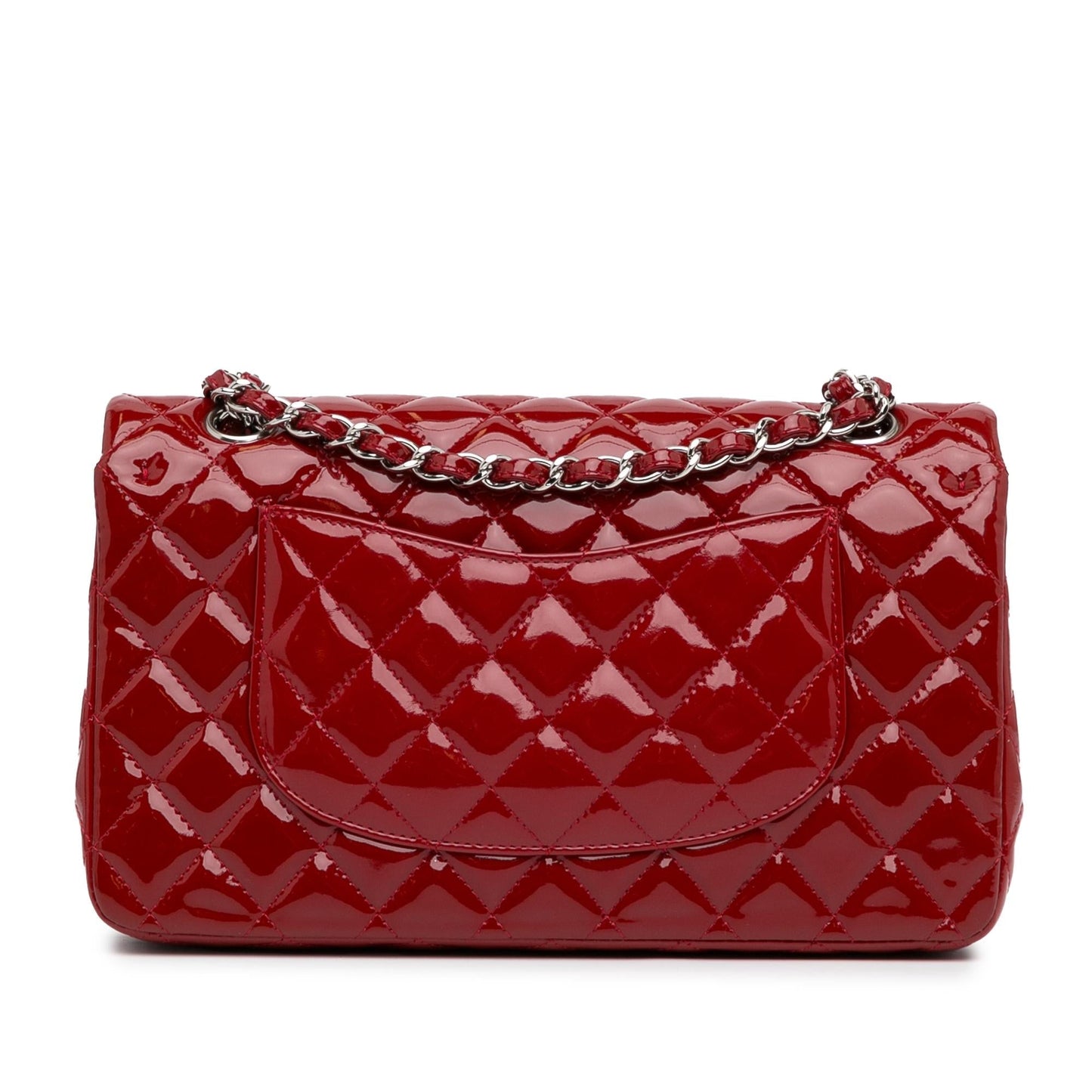 Luxury Chanel Medium Classic Patent Double Flap (SHG-aWKJWo)