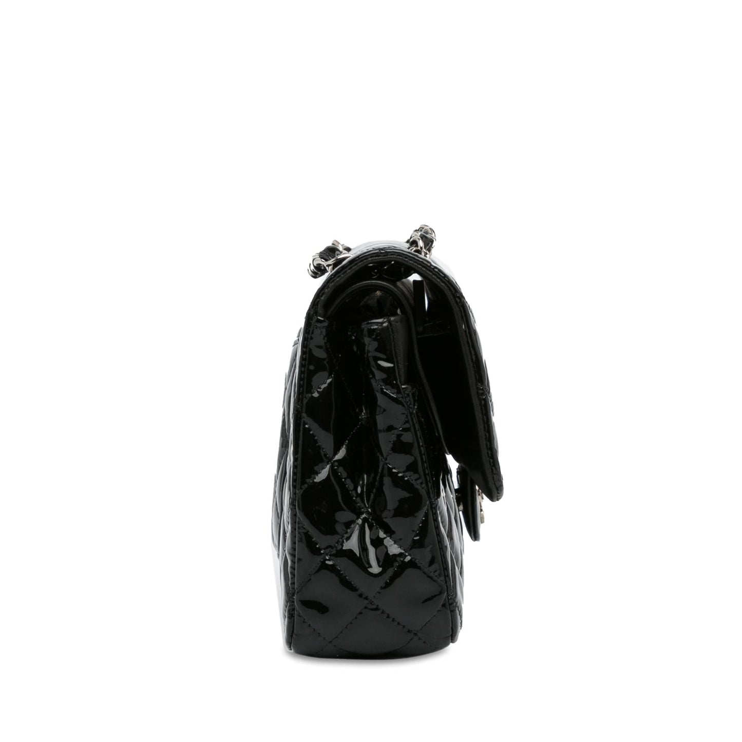 Luxury Chanel Medium Classic Patent Double Flap (SHG-mstM2R)