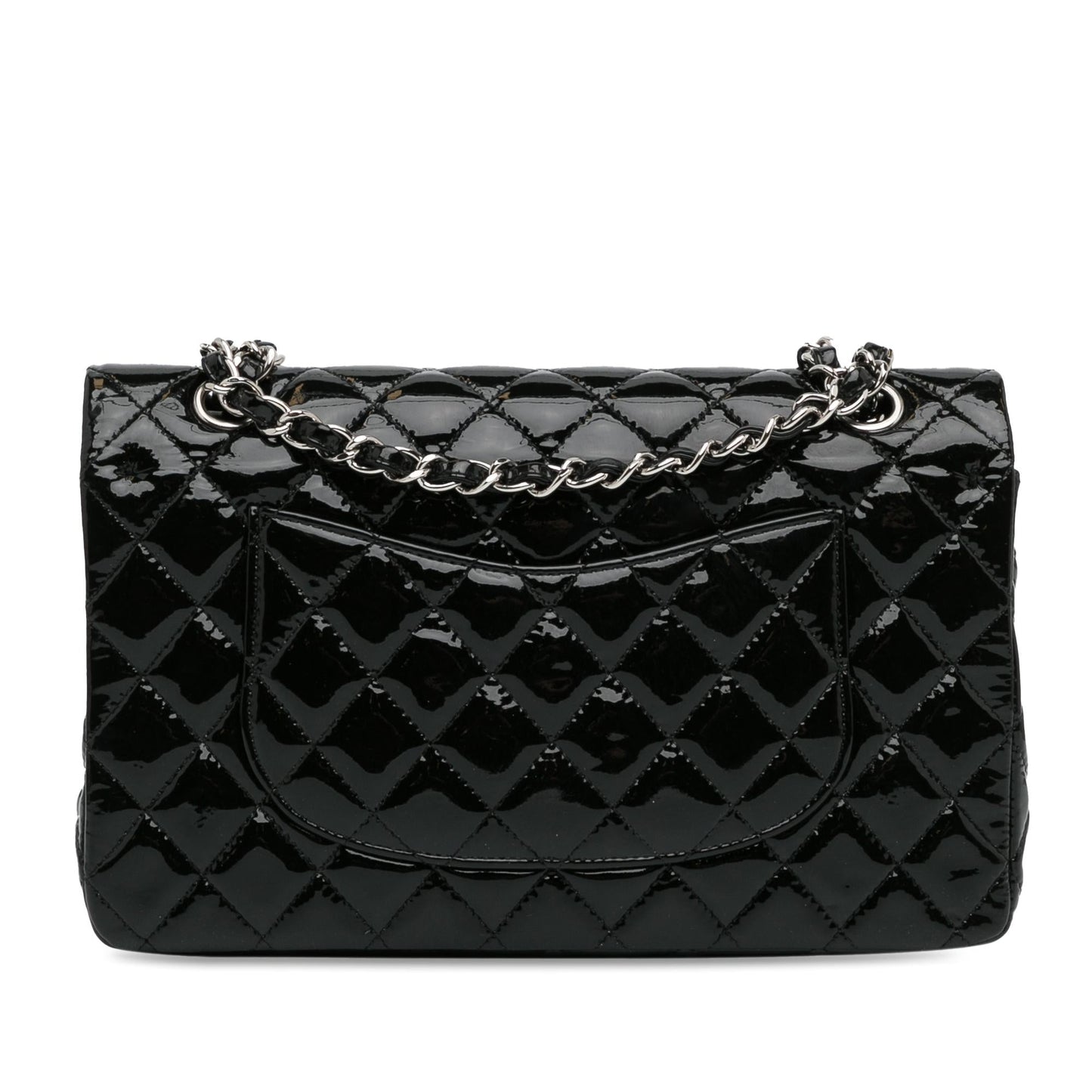 Luxury Chanel Medium Classic Patent Double Flap (SHG-mstM2R)