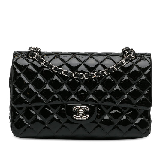 Luxury Chanel Medium Classic Patent Double Flap (SHG-mstM2R)