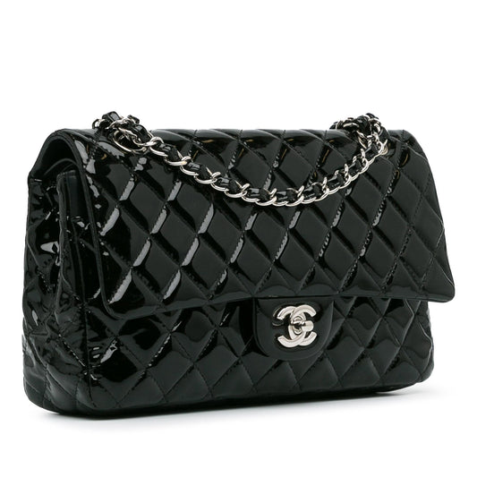 Luxury Chanel Medium Classic Patent Double Flap (SHG-gXzPcU)