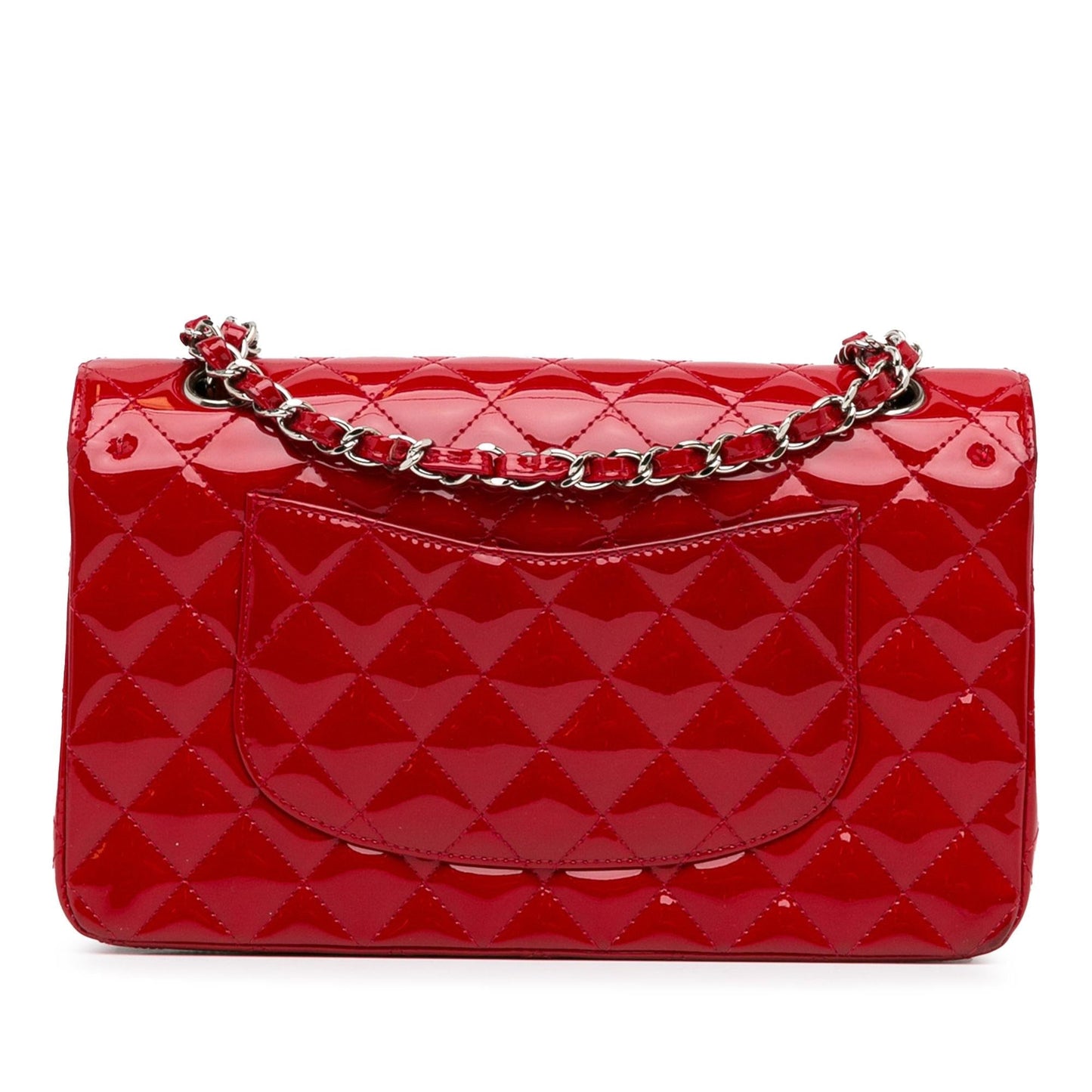 Luxury Chanel Medium Classic Patent Double Flap (SHG-3RWLQC)