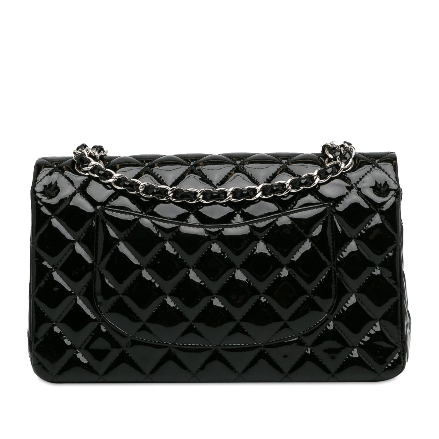 Luxury Chanel Medium Classic Patent Double Flap (SHG-2RaR0d)