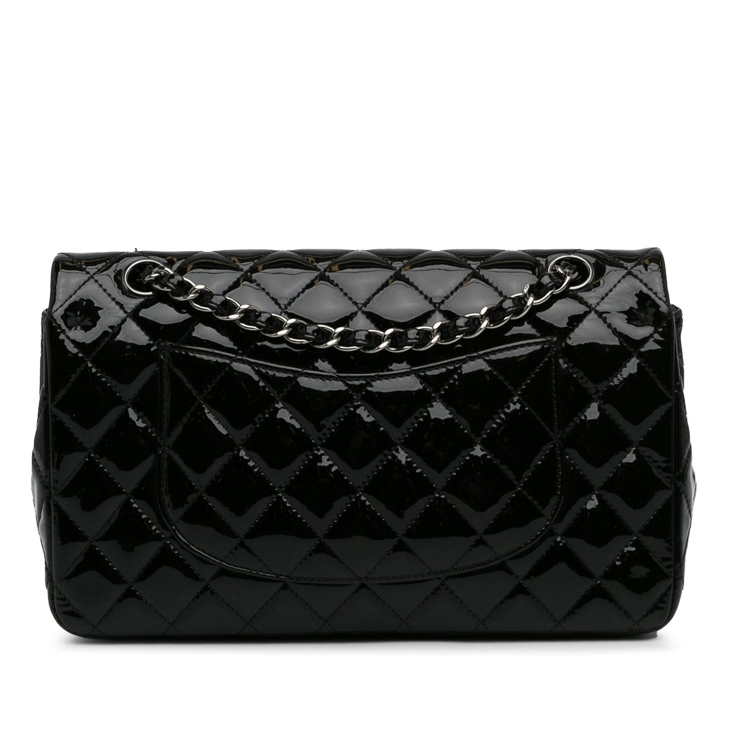 Luxury Chanel Medium Classic Patent Double Flap (SHG-cHqlRZ)