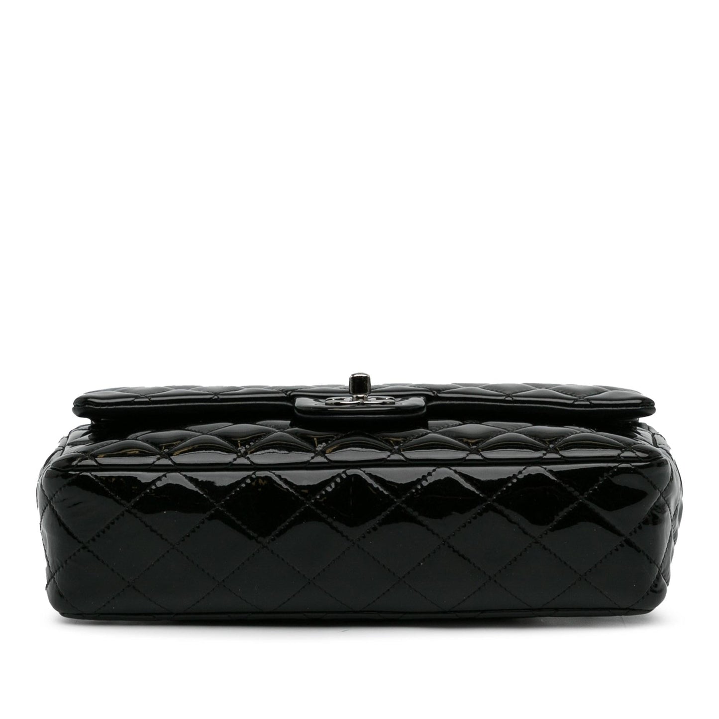 Luxury Chanel Medium Classic Patent Double Flap (SHG-cHqlRZ)