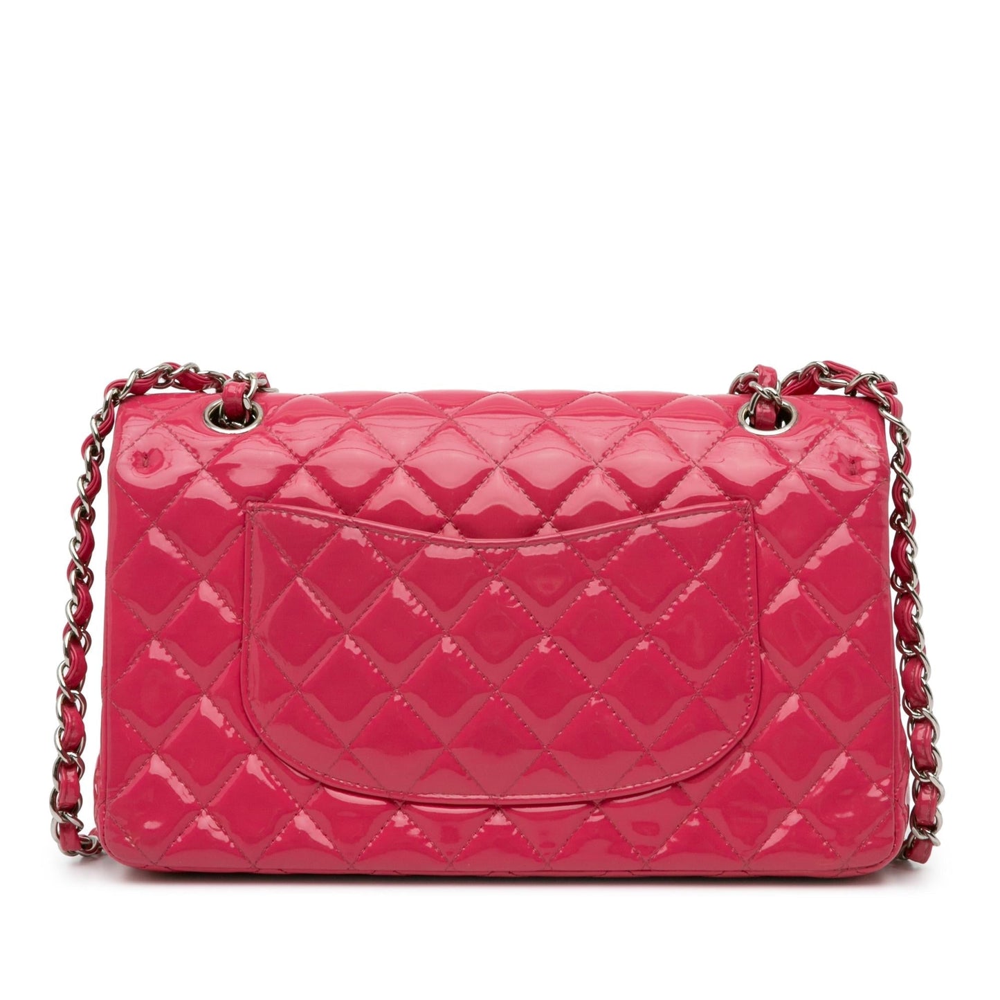 Luxury Chanel Medium Classic Patent Double Flap (SHG-gwOeOo)