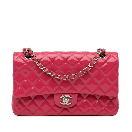 Luxury Chanel Medium Classic Patent Double Flap (SHG-gwOeOo)