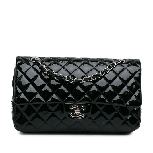 Luxury Chanel Medium Classic Patent Double Flap (SHG-RxvttZ)