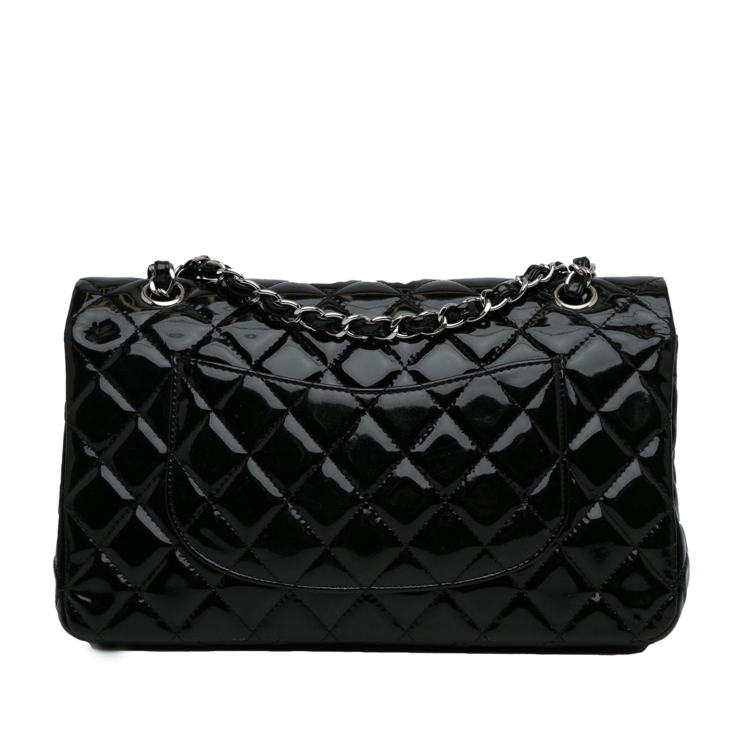 Luxury Chanel Medium Classic Patent Double Flap (SHG-60TH8D)