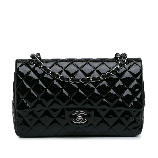 Luxury Chanel Medium Classic Patent Double Flap (SHG-BrQGTp)