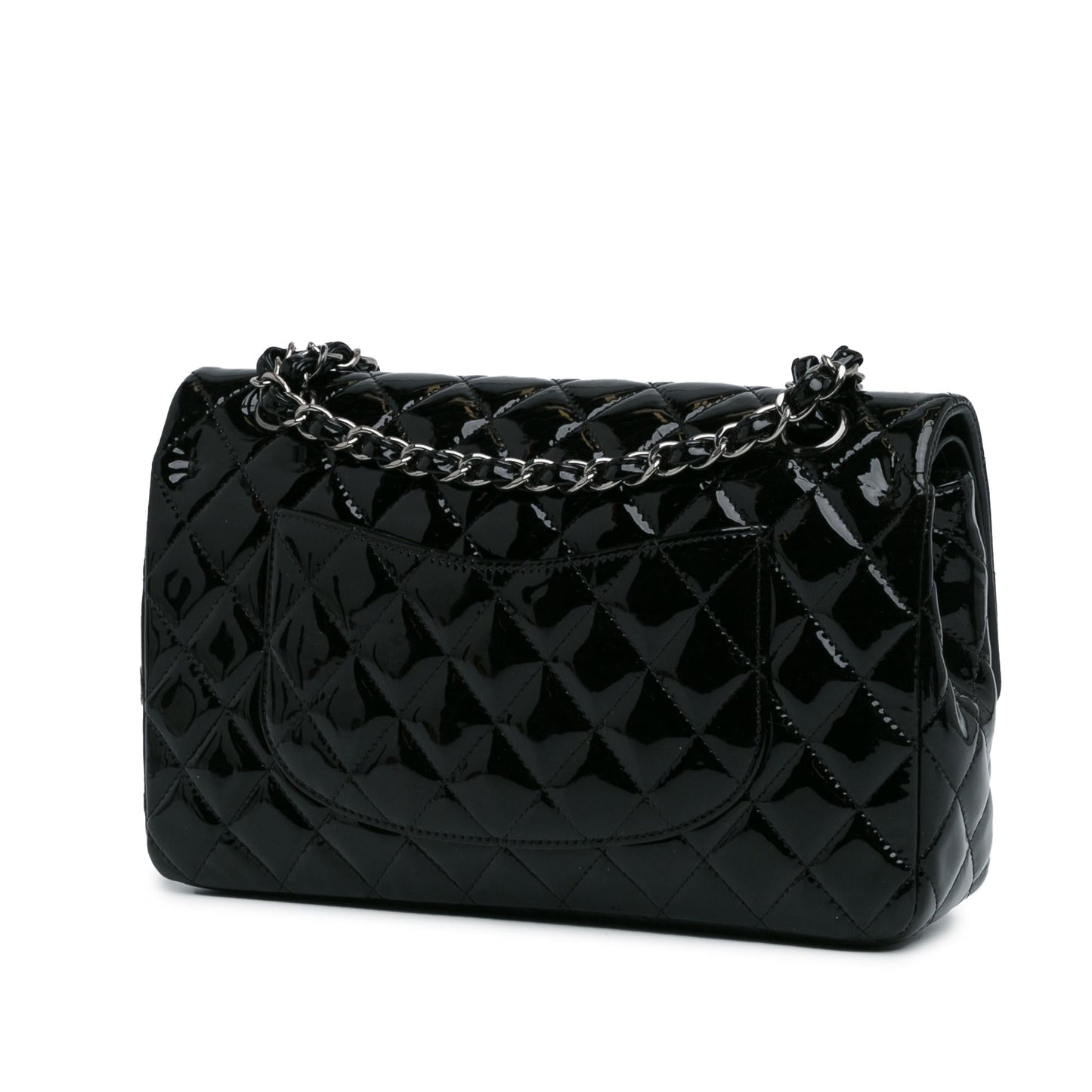 Luxury Chanel Medium Classic Patent Double Flap (SHG-BrQGTp)