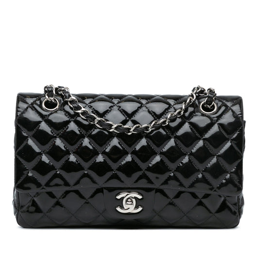 Luxury Chanel Medium Classic Patent Double Flap (SHG-dlmOm2)