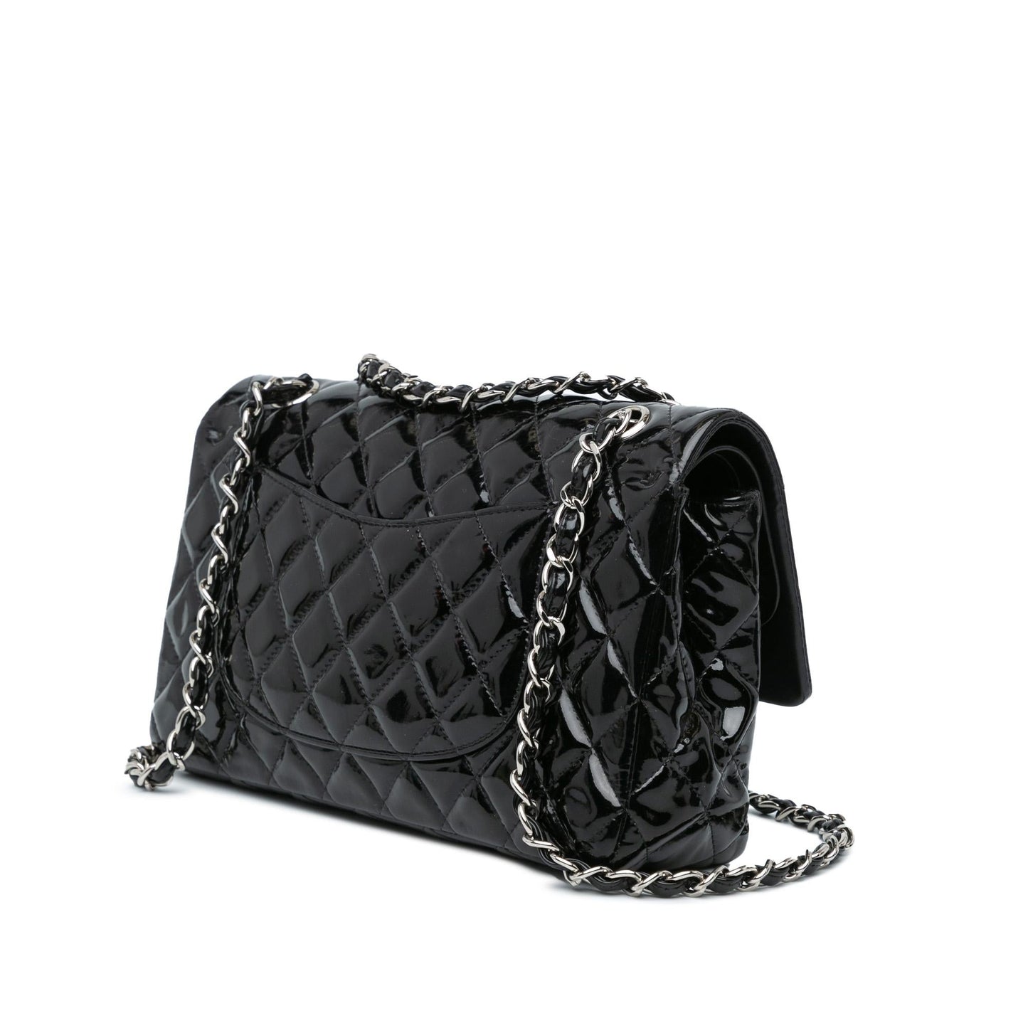 Luxury Chanel Medium Classic Patent Double Flap (SHG-dlmOm2)