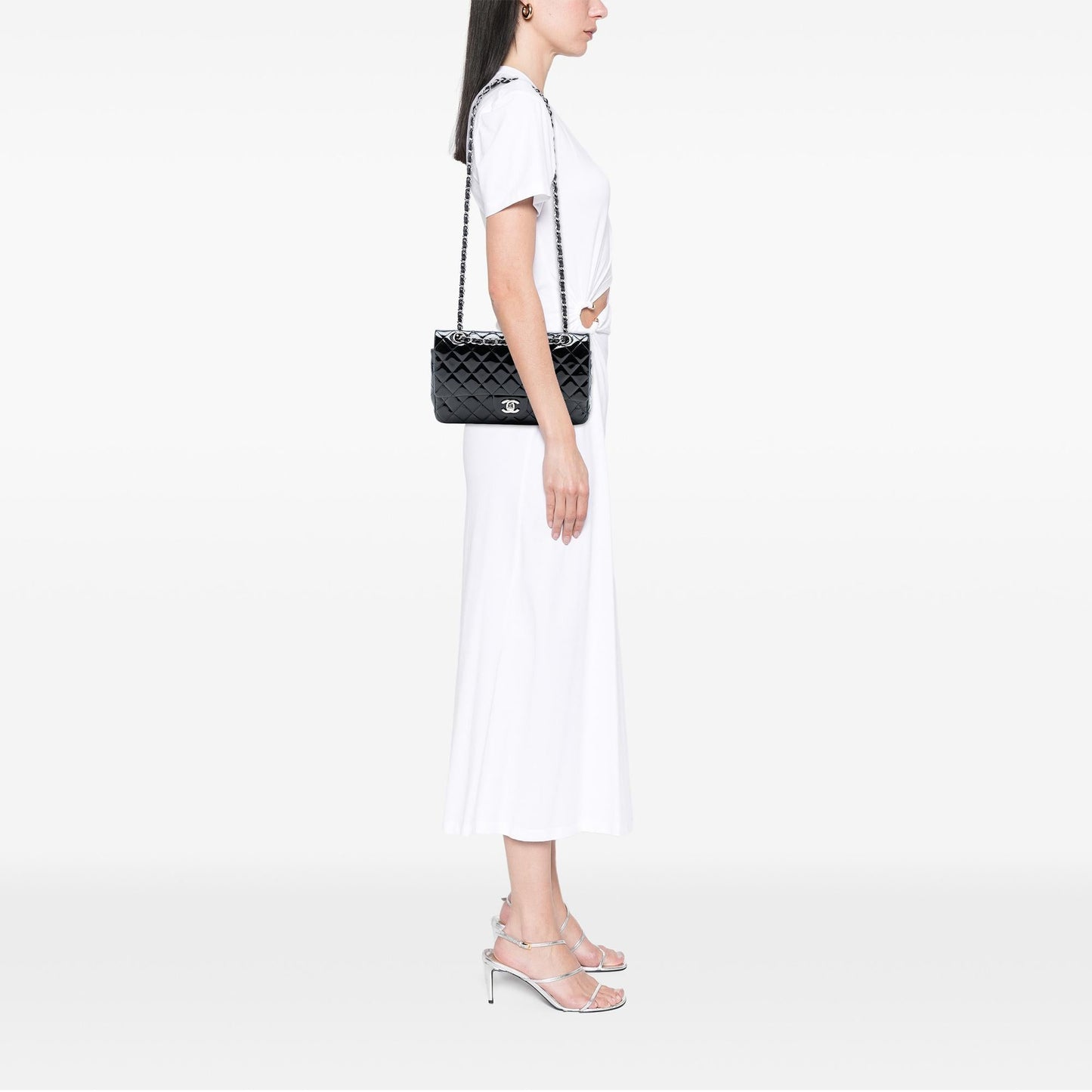 Chanel Medium Classic Patent Double Flap