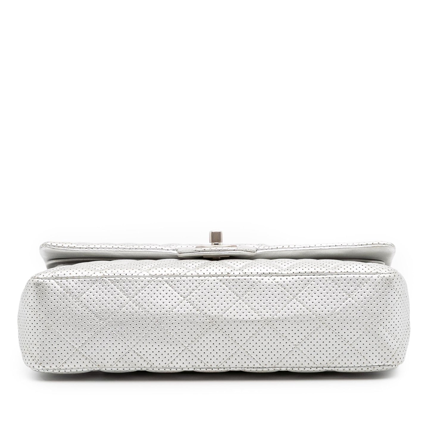 Chanel Medium Classic Perforated Lambskin Double Flap