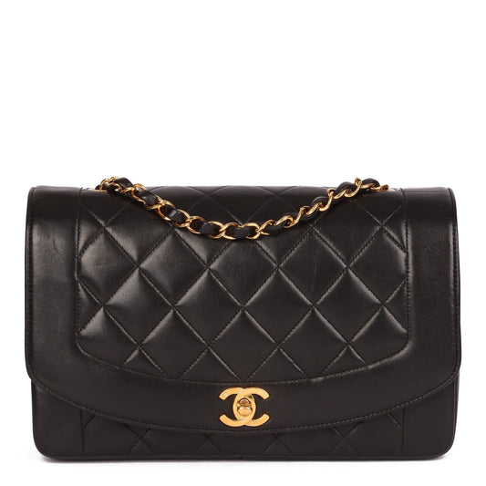 Luxury Chanel QUILTED MEDIUM DIANA CLASSIC SINGLE FLAP BAG