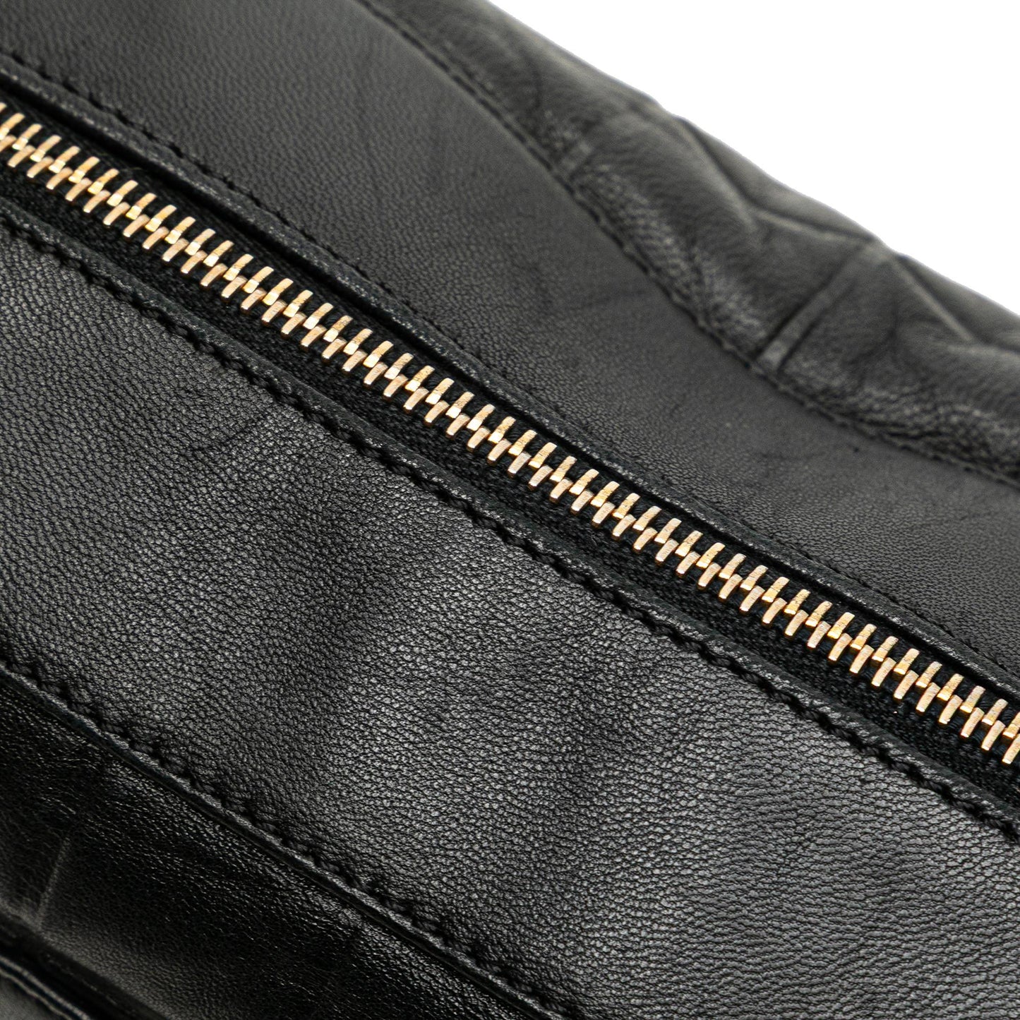 Chanel Medium Lambskin Chocolate Bar Shoulder Bag