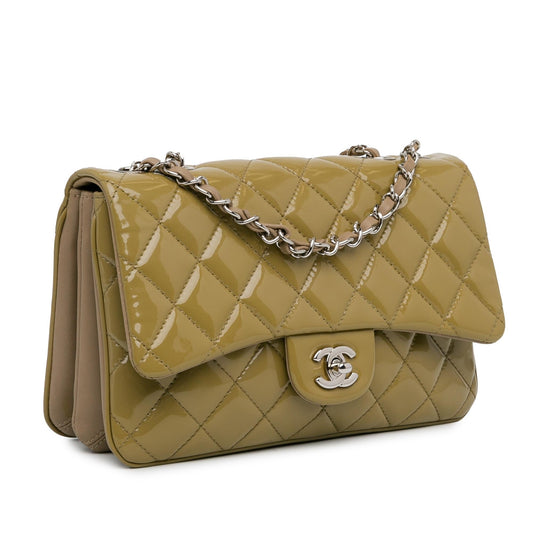 Luxury Chanel Medium Patent 3 Accordion Flap (SHG-PxIozj)