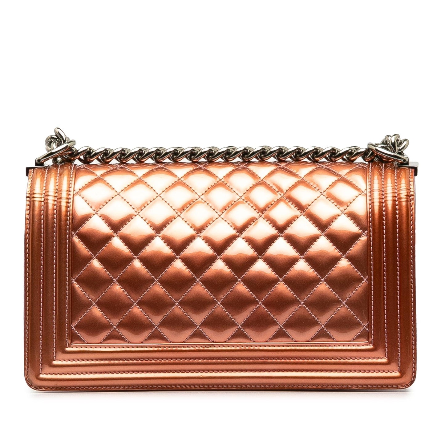 Luxury Chanel Medium Patent Boy Flap Bag (SHG-XjO8UR)