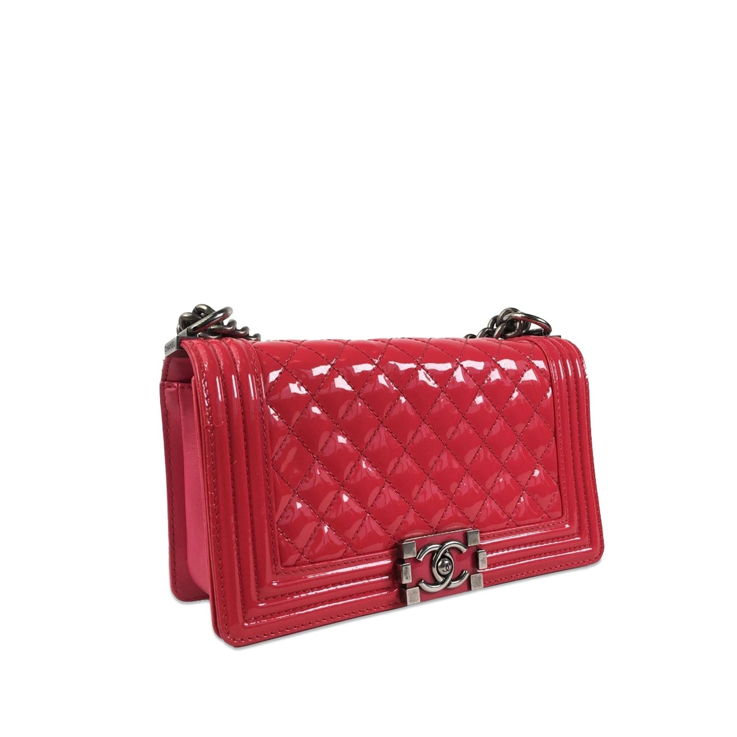 Luxury Chanel Medium Patent Boy Flap (SHG-Q9F2oG)