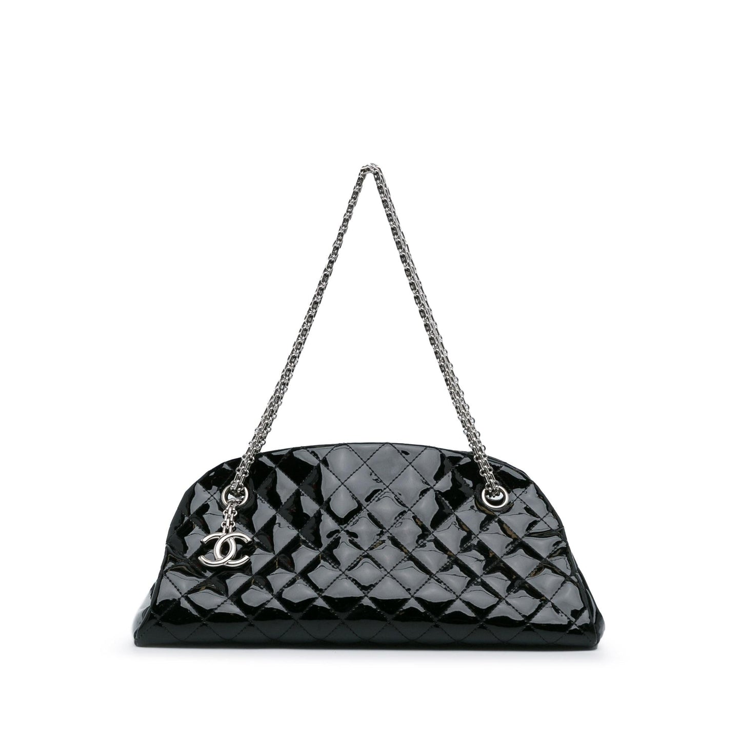 Luxury Chanel Medium Patent Just Mademoiselle Shoulder Bag (SHG-IKOedq)