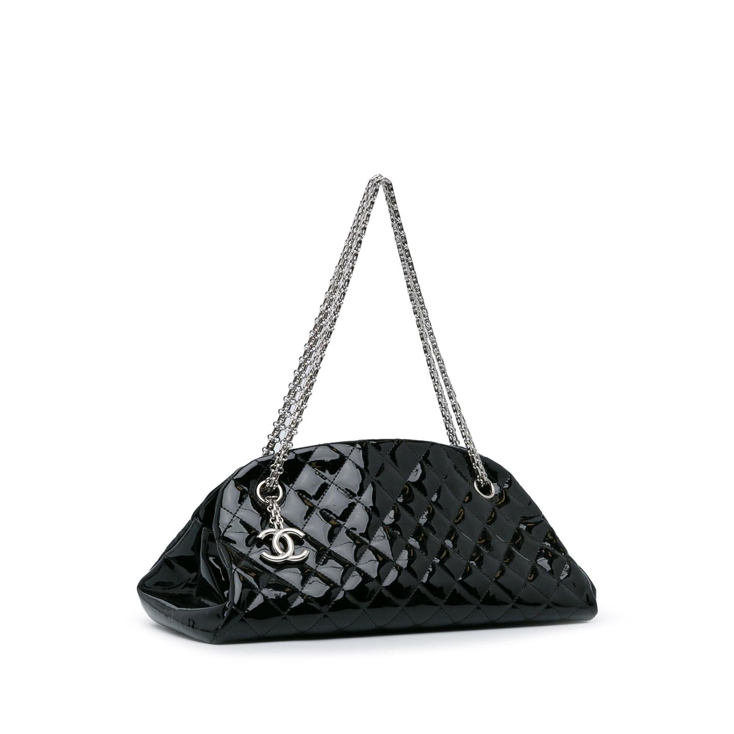 Luxury Chanel Medium Patent Just Mademoiselle Shoulder Bag (SHG-IKOedq)