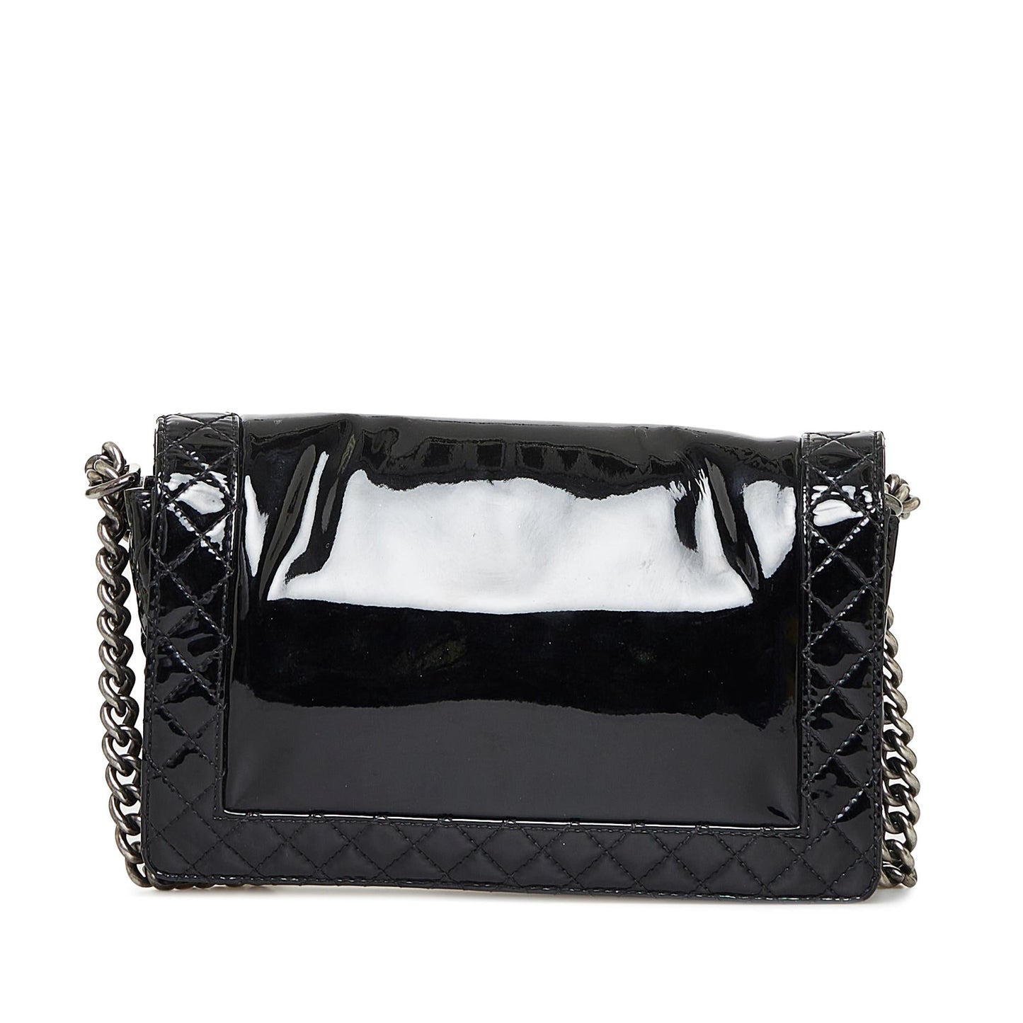 Chanel Medium Patent Reverso Boy Flap (SHG-BSgc9J)