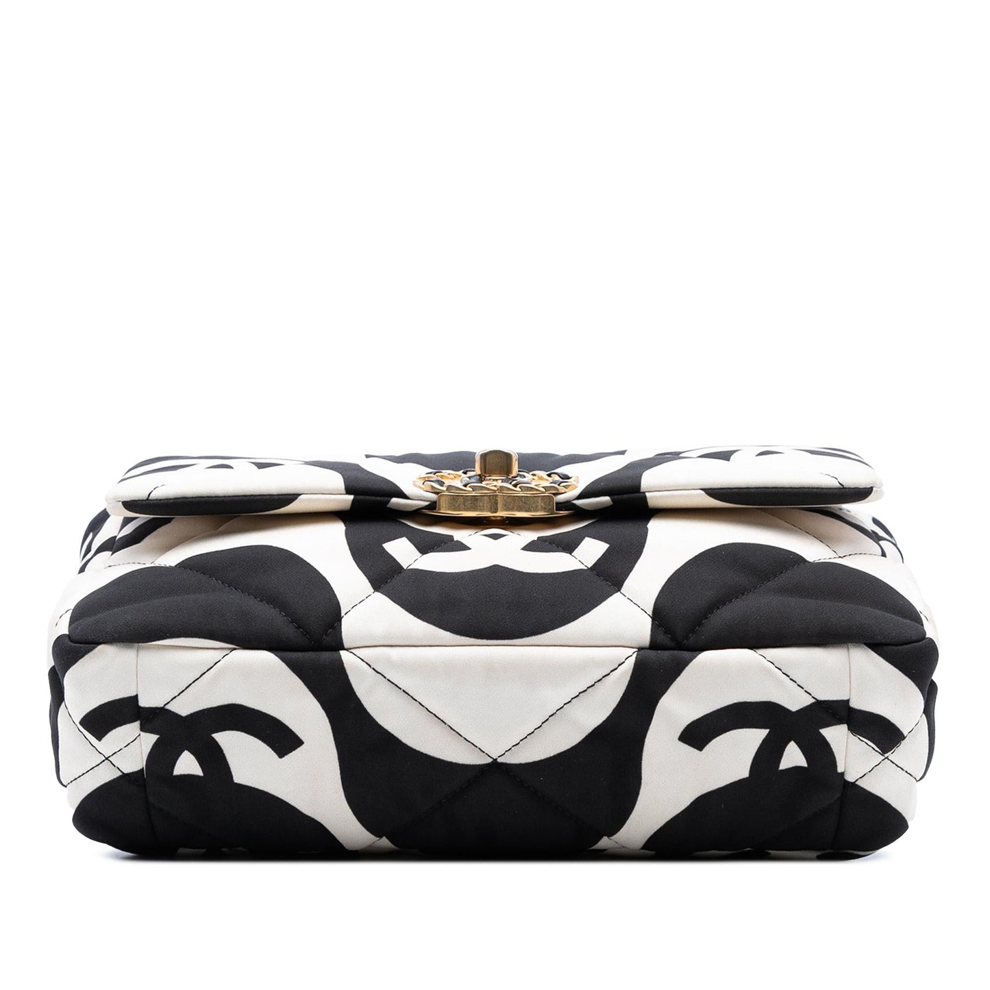 Chanel Medium Printed Silk 19 Flap