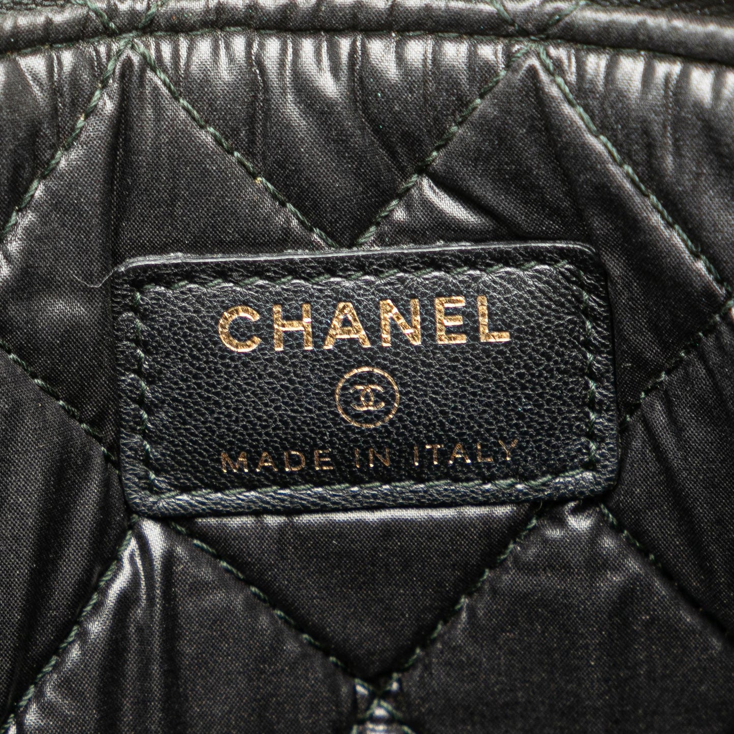 Chanel Medium Quilted Caviar Boy O Case Clutch