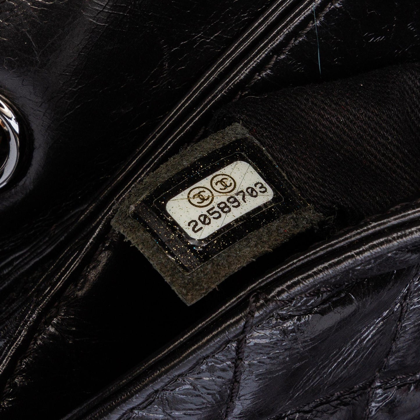Chanel Medium Quilted Glazed Calfskin Lady Pearly Flap