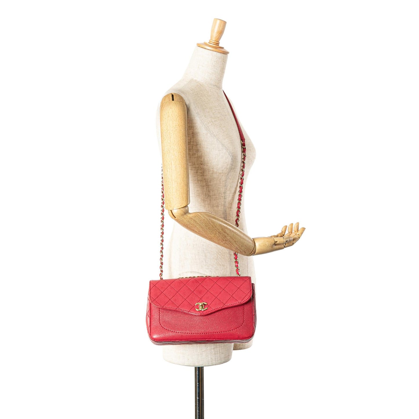 Chanel Medium Quilted Goatskin Coco Curve Flap