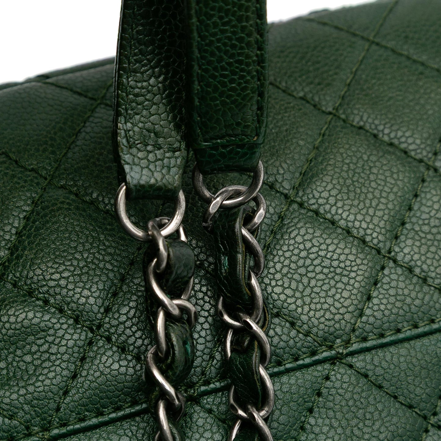 Chanel Medium Quilted Iridescent Caviar Easy Flap