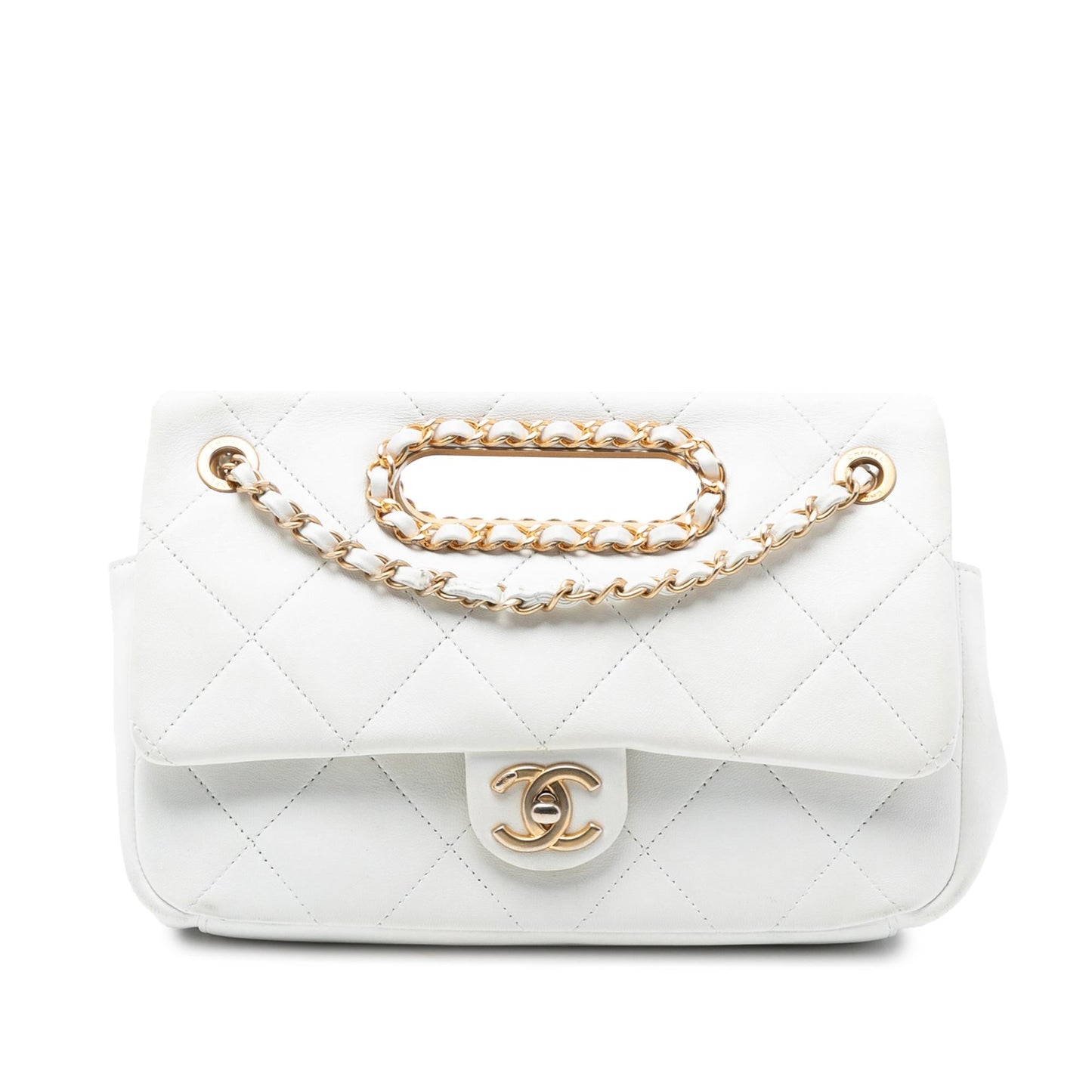 Chanel Medium Quilted Lambskin A Real Catch Flap