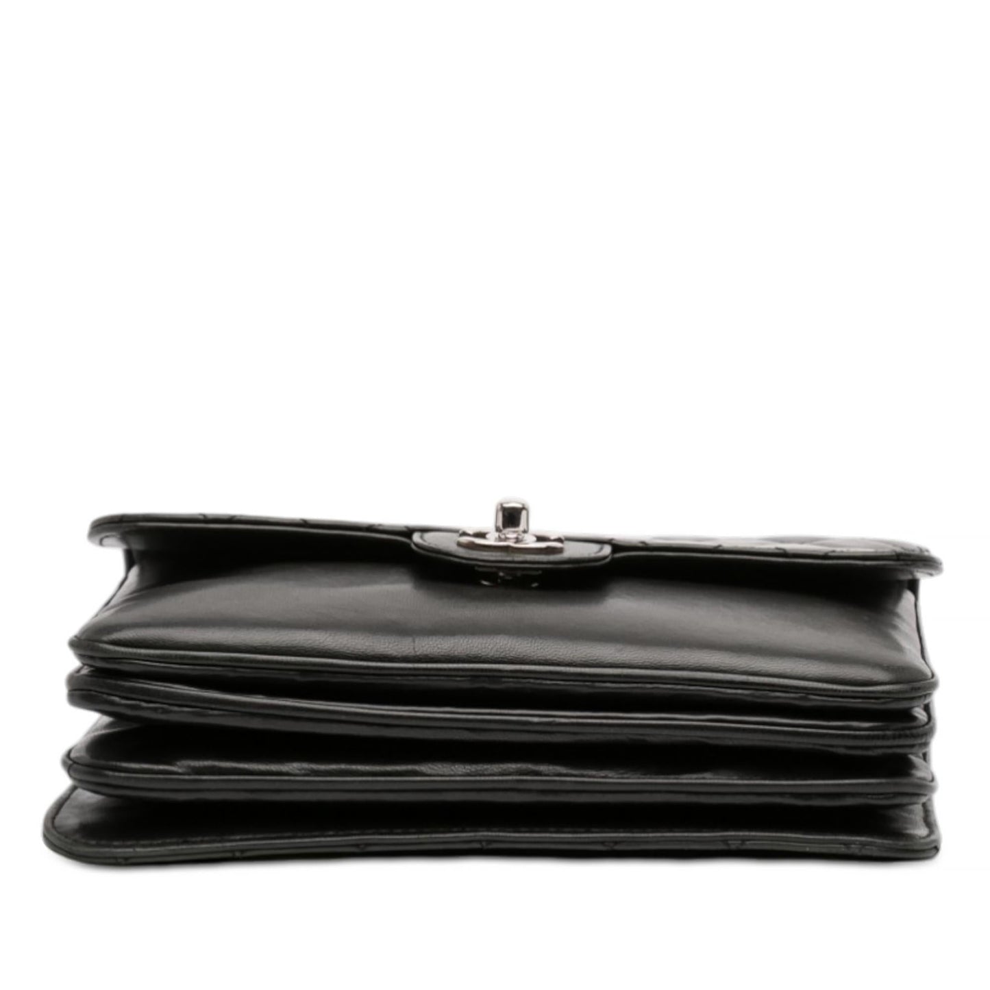 Chanel Medium Quilted Lambskin Clams Pocket Flap