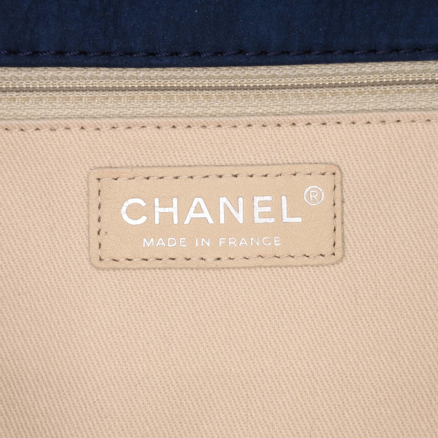 Chanel Medium Quilted Nubuck Natural Beauty Split Pocket Flap