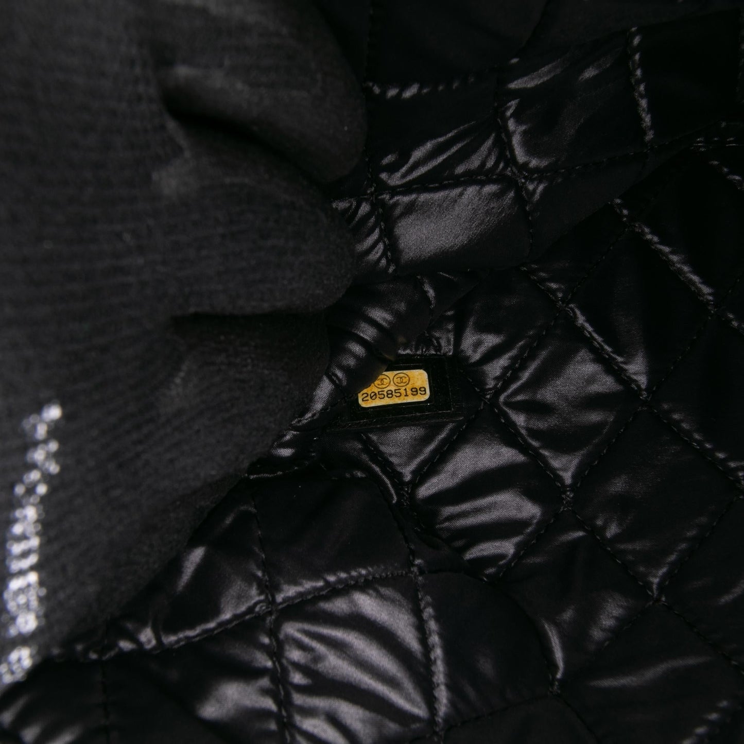 Chanel Medium Quilted Patent O Case Clutch