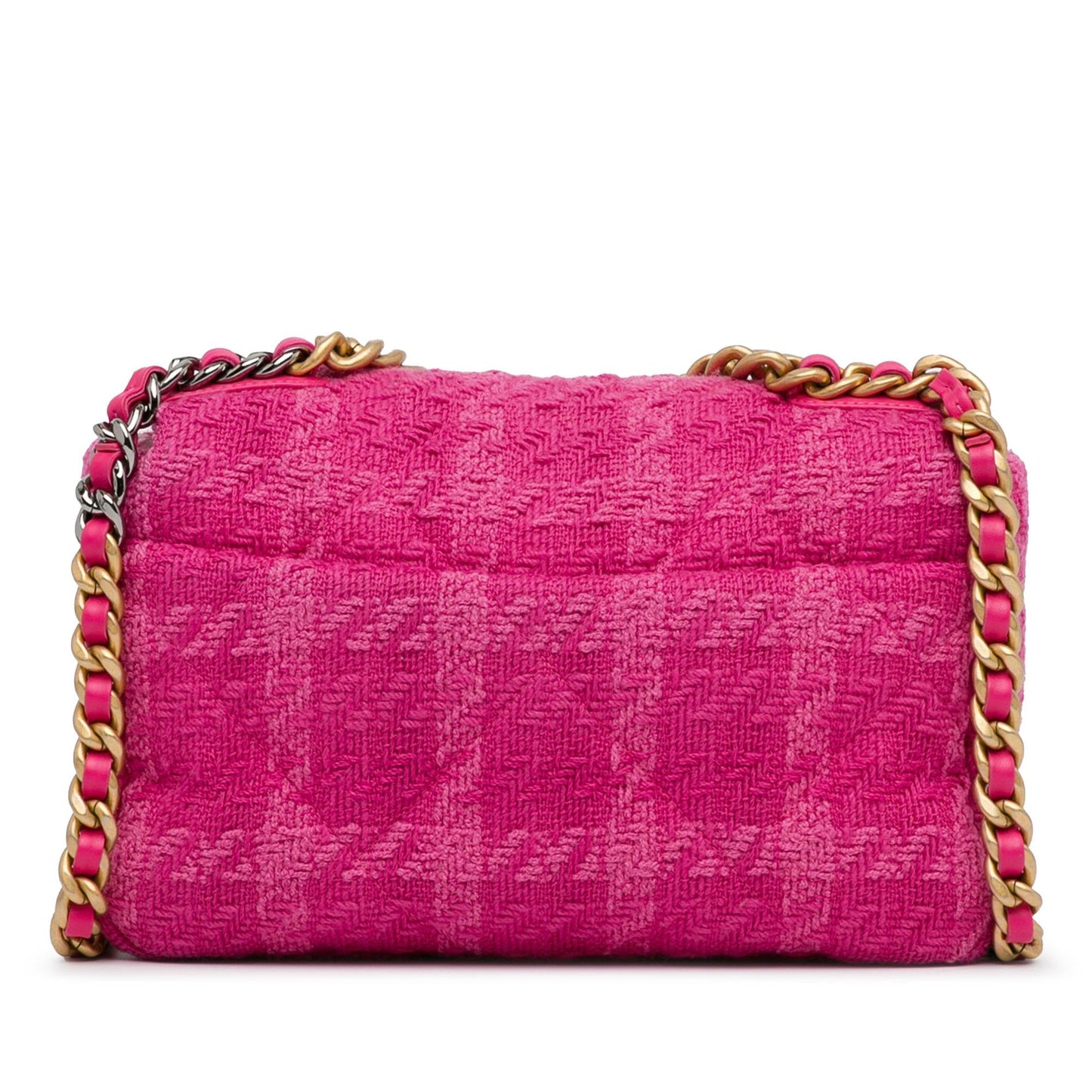 Chanel Medium Tweed 19 Flap (SHG-sCADBh)