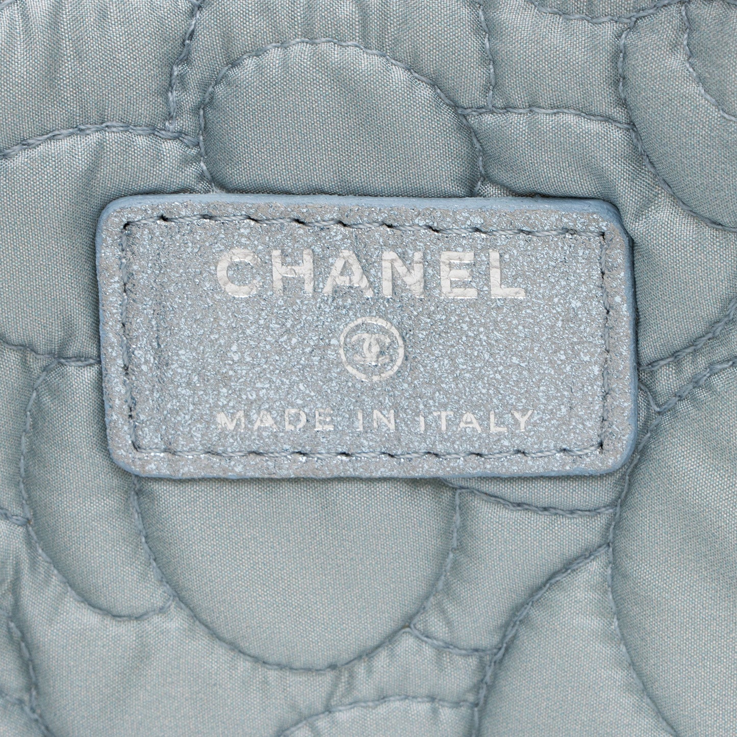 Chanel Metallic Lambskin Camellia Large O-Case