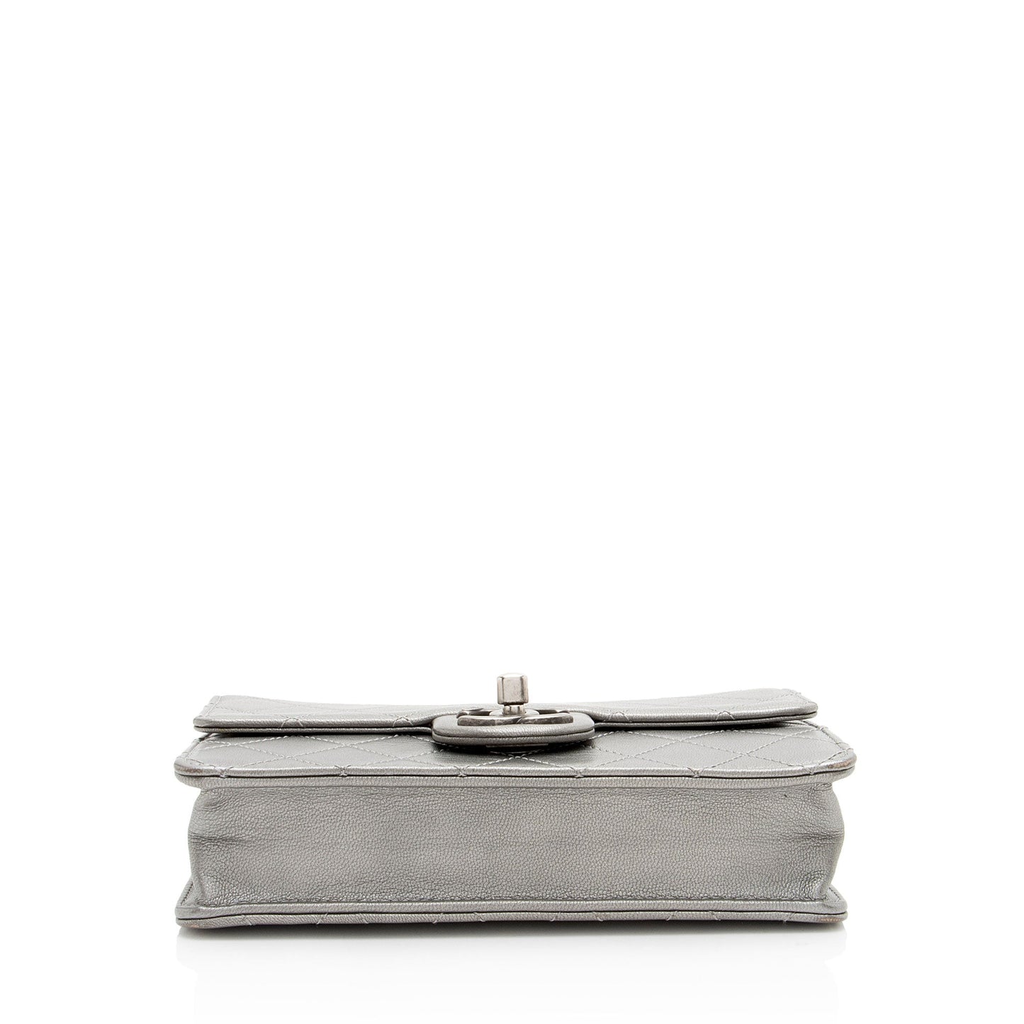 Chanel Metallic Lambskin Chic Pearls Small Flap Bag