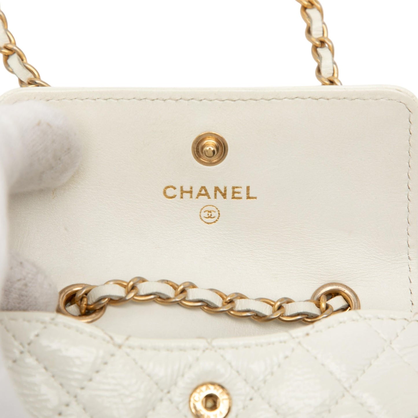 Chanel Mini CC Shiny Aged Calfskin Waist Bag