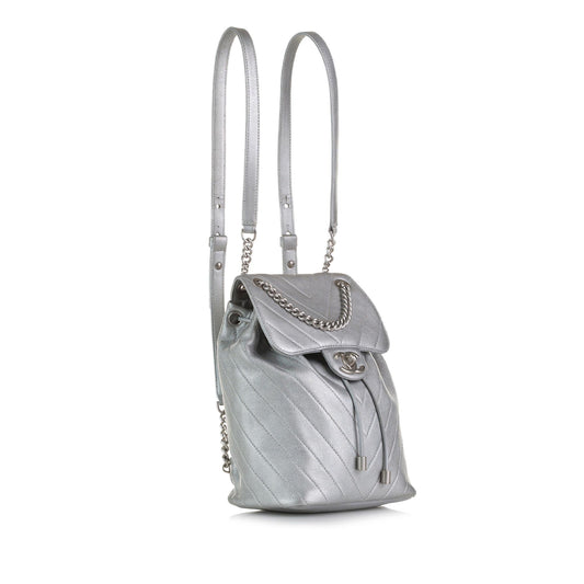 Chanel Mini Calfskin Coco Flap Backpack (SHG-DWAwrX)