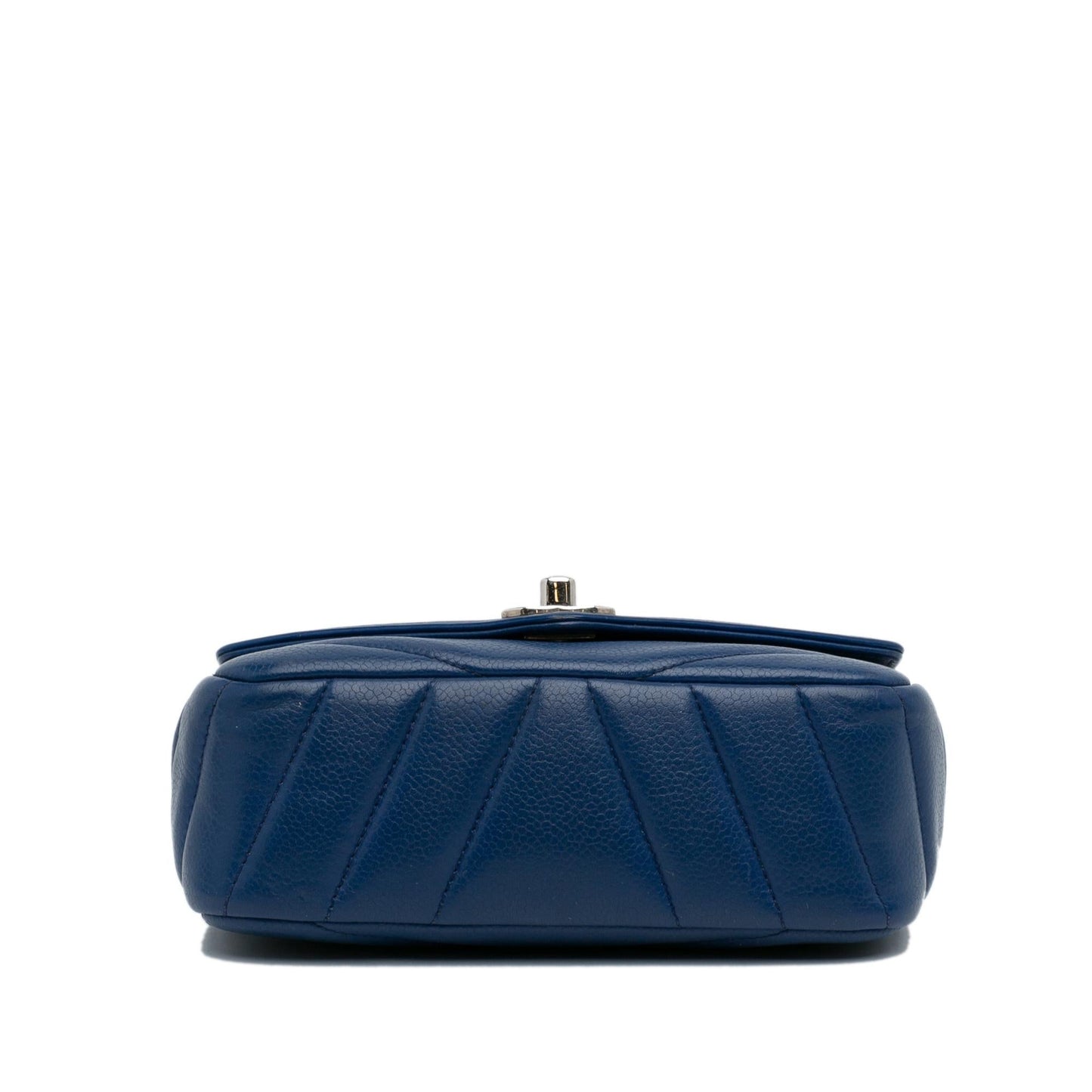 Chanel Mini Caviar Chevron Data Center Envelope Flap Bag