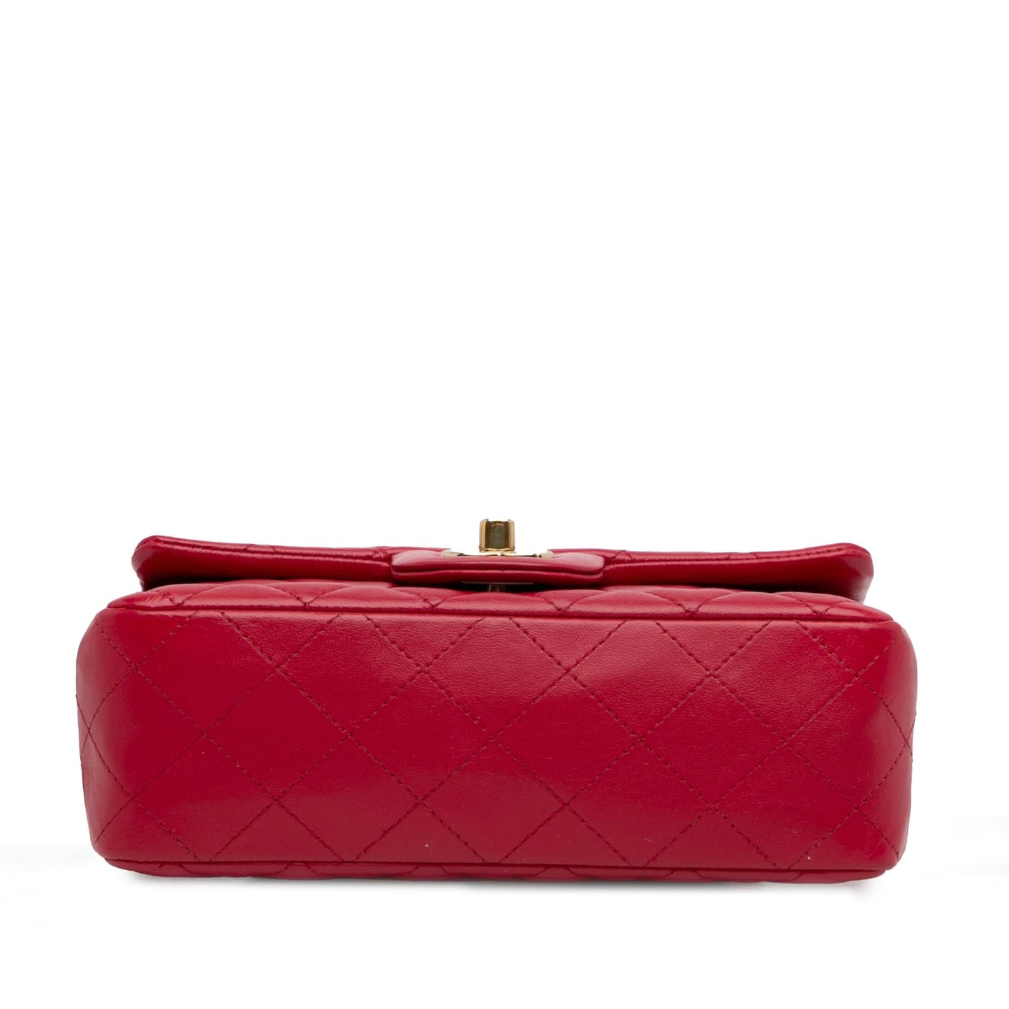 Chanel Mini Classic Lambskin Rectangular Single Flap (SHG-6kkXVi)