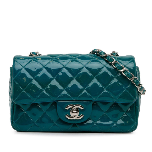 Luxury Chanel Mini Classic Patent Rectangular Single Flap (SHG-9x8gL6)