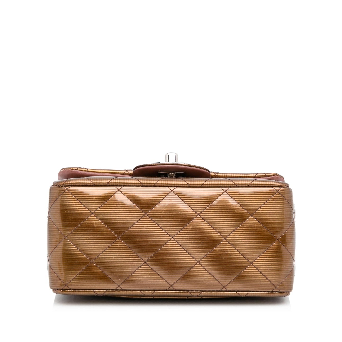 Luxury Chanel Mini Classic Square Patent Single Flap (SHG-nmtI7p)