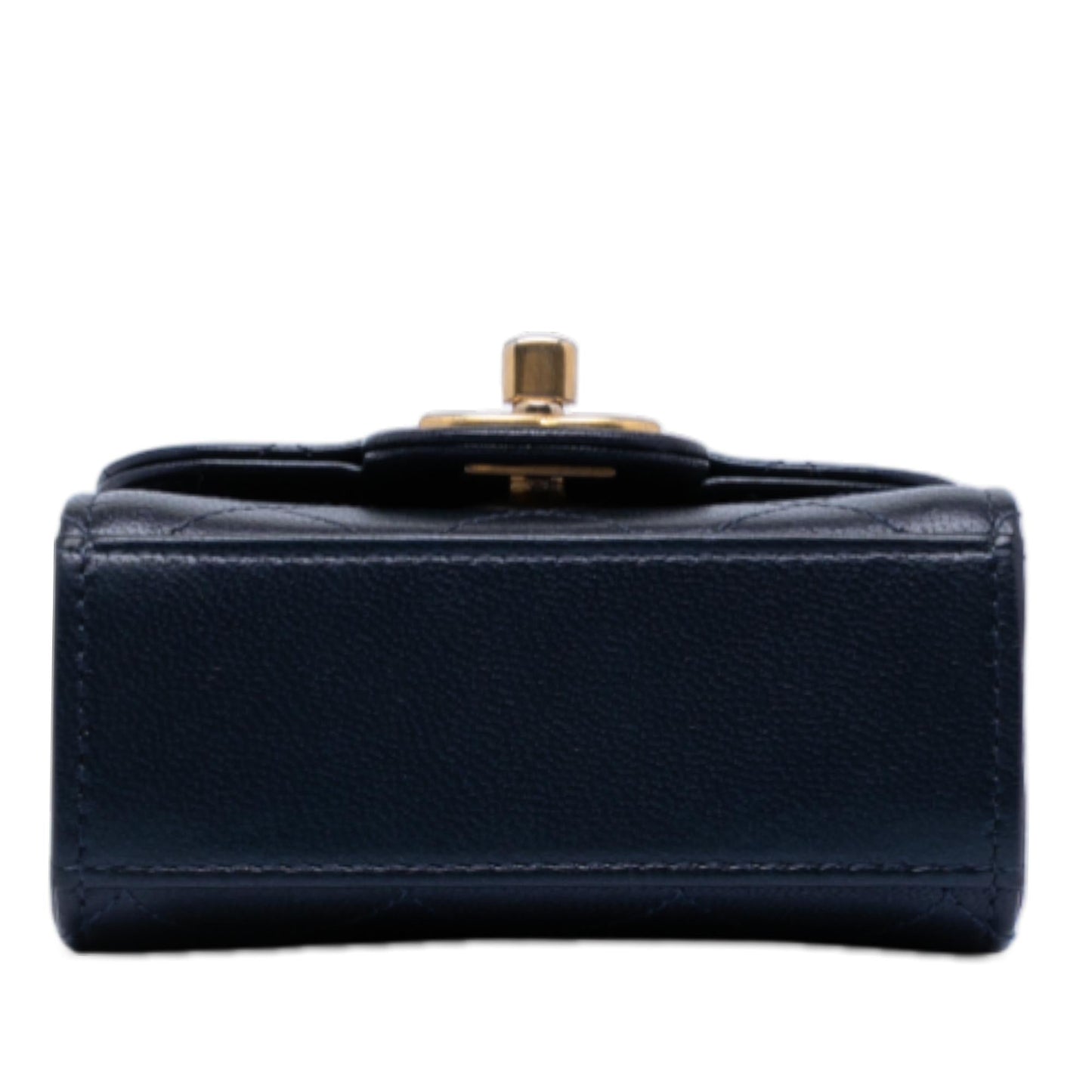 Chanel Mini Goatskin Chic Pearls Clutch On Chain